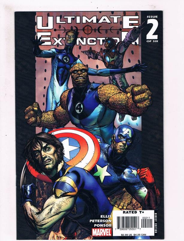 Ultimate Extinction # 2 NM Marvel Comic Books X-Men Fantastic Four Avengers! SW6