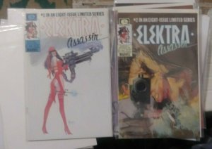 ELEKTRA ASSASSIN # 1,2 1986 MARVEL EPIC, FRANK MILLER+ Bill Sienkiewicz.