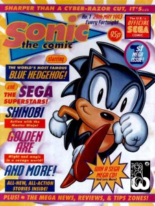 Sonic the Comic #1 VG ; Fleetway Quality | low grade comic Hedgehog