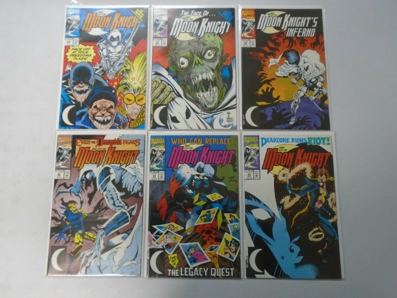 Marc Spector Moon Knight lot 25 different from #4-49 (1989-93)