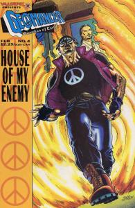 Geomancer #4 VF/NM ; Valiant | with card - Guardian of Earth