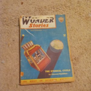 Wonder Stories March 1935 Frank R Paul Stanton A Coblentz Golden Age Scifi pulp