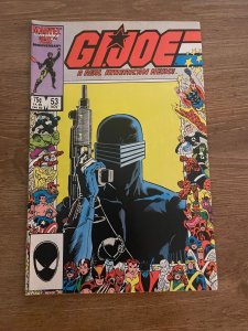 G.I. Joe # 53 NM Marvel Comic Book Snake Eyes Destro Cobra Commander Duke J930 