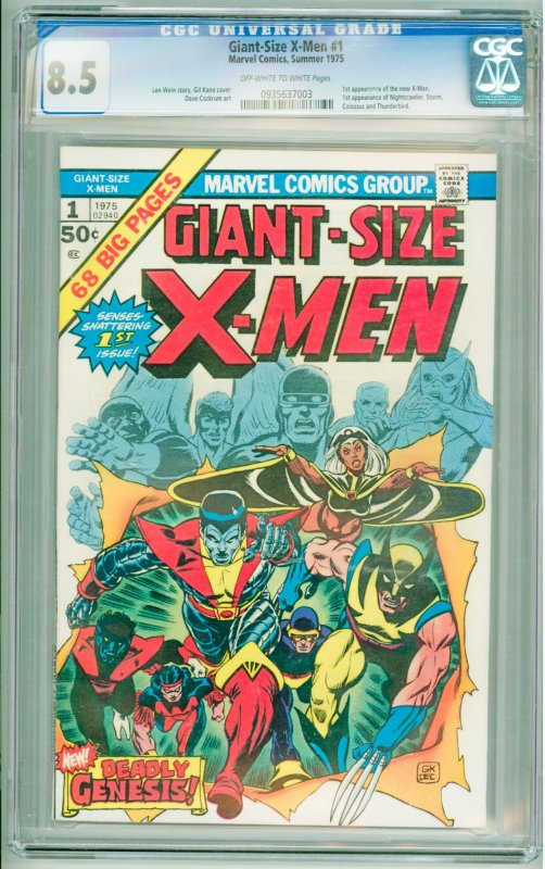 Giant-Size X-Men #1 (1975) CGC 8.5! 1st Appearance of the new X-Men!