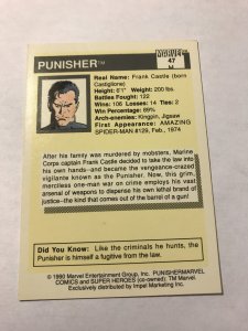 PUNISHER #47 : 1990 Marvel Universe Series 1 card; NM/M high grade