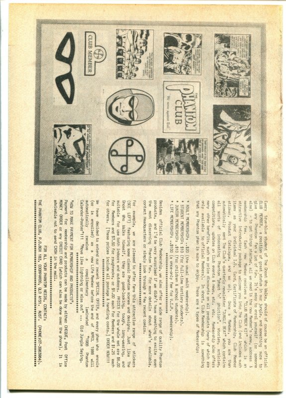 Phantom #901  1988 - N/A  -VF - Comic Book