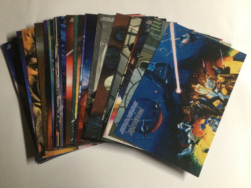 Star Wars Tops Master Visions Collector Cards Premiere Edition Complete Open