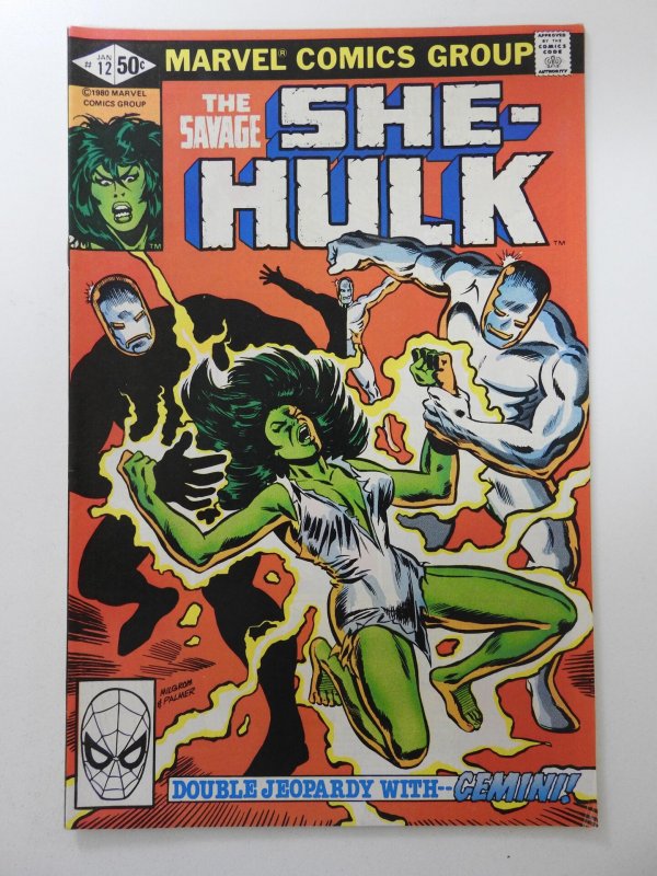 The Savage She-Hulk #12 Direct Edition (1981) vs Gemini! Beautiful VF- Condition