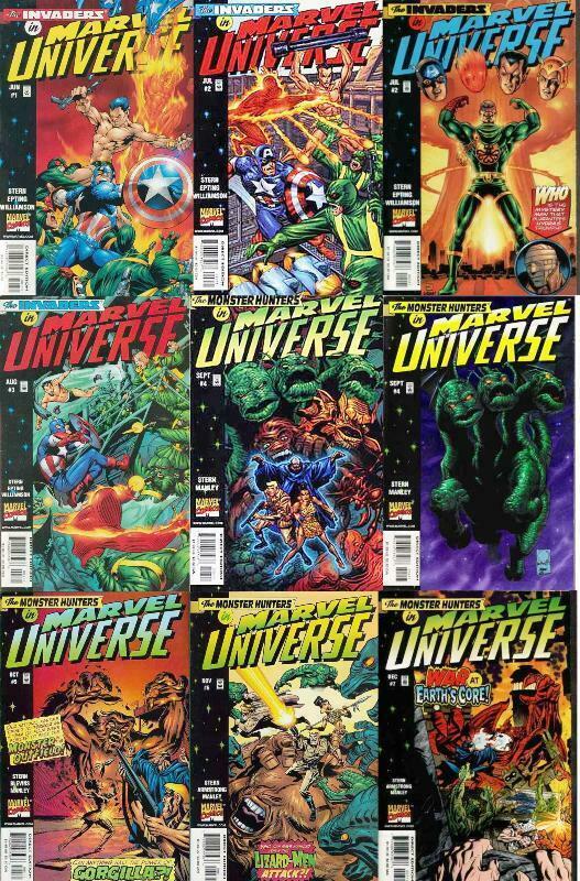 MARVEL UNIVERSE (1998) 1-2,2A,3-4,4A,5-7  COMPLETE++