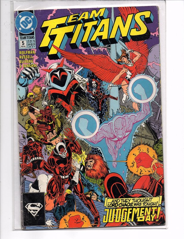 DC Comics Team Titans (1993) #5 Marv Wolfman Story Phil Jimenez Cover