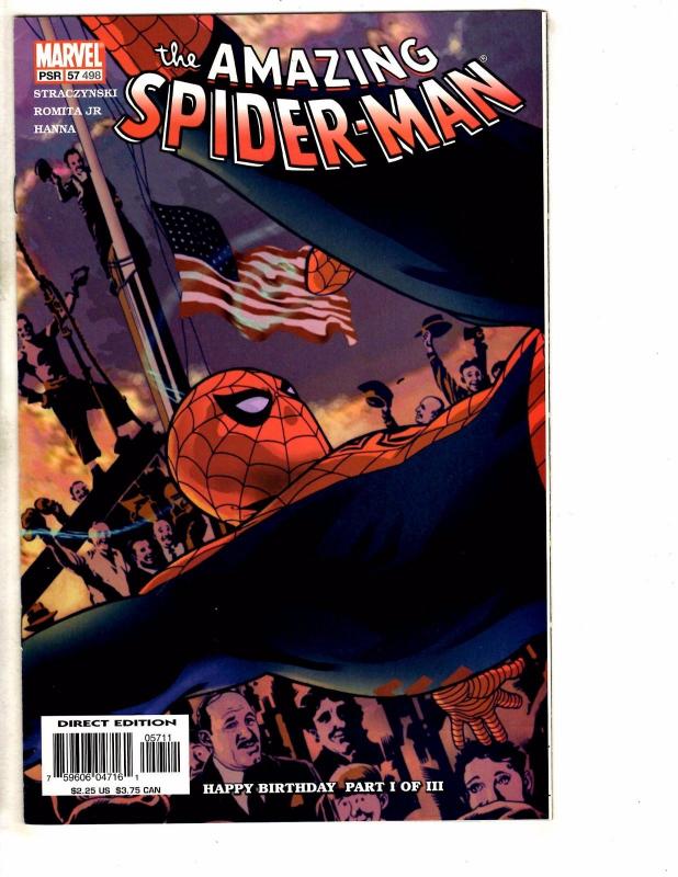 5 Amazing Spider-Man Marvel Comic Books # 495 496 497 498 499 VF-NM Range J268