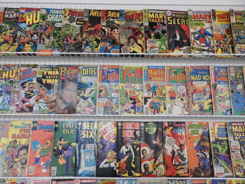 Huge Lot of 108 Silver/Bronze Comics W/ Daredevil, Avengers, Hulk! See Desc.