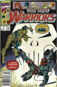 The New Warriors #7 through 10 Newsstand Edition (1991)