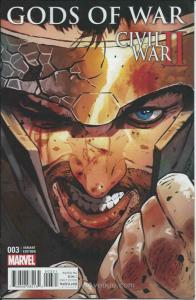 Civil War II: Gods Of War #3A VF/NM; Marvel | save on shipping - details inside