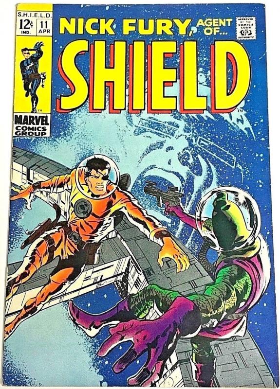 NICK FURY, AGENT OF SHIELD#11 VF 1969 MARVEL SILVER AGE COMICS