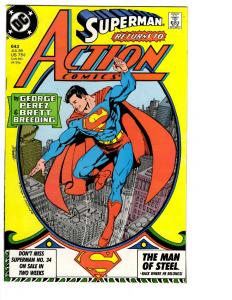 8 Action Comics DC Comics #630 631 640 643 644 645 646 647 Superman Lantern BH24