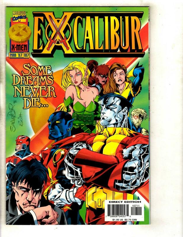 10 Excalibur Marvel Comics # 100 101 102 103 104 105 106 107 108 109 MF7