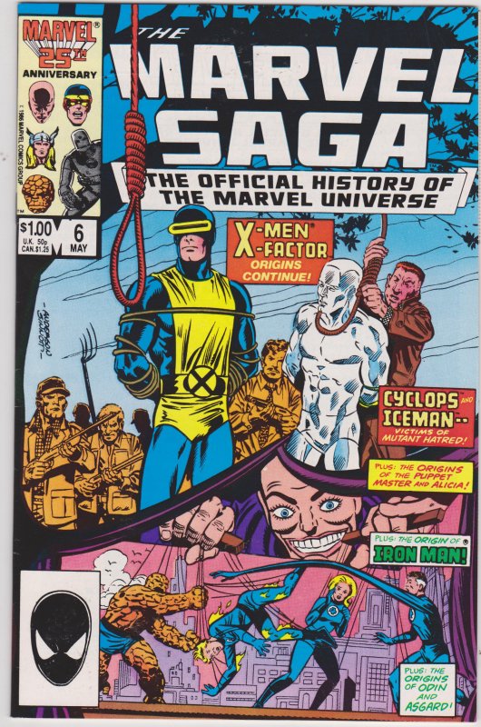 The Marvel Saga The Official History of the Marvel Universe #6 (1986)
