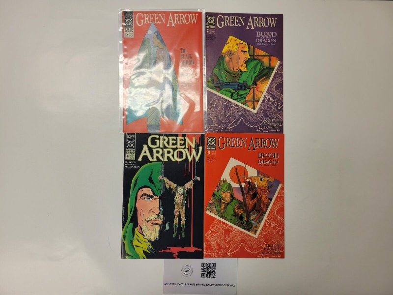 4 Green Arrow DC Comic Books #23 24 33 35 60 TJ17