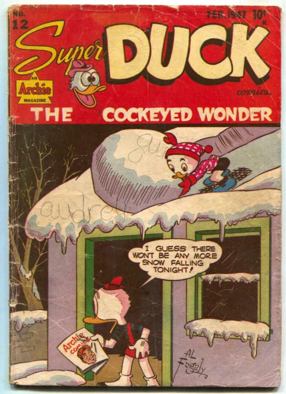 Super Duck #12 1947- Golden Age Archie Funny Animals-VG-