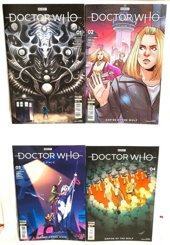 DOCTOR WHO Empire of the Wolf #1 - 4 Cover C by Various Artists (Titan 2021)