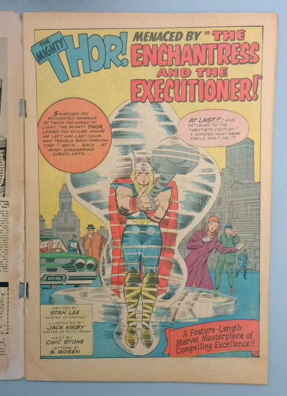 Journey into Mystery #103 VG- ? 1st Enchantress, Executioner Marvel 1964 JR1