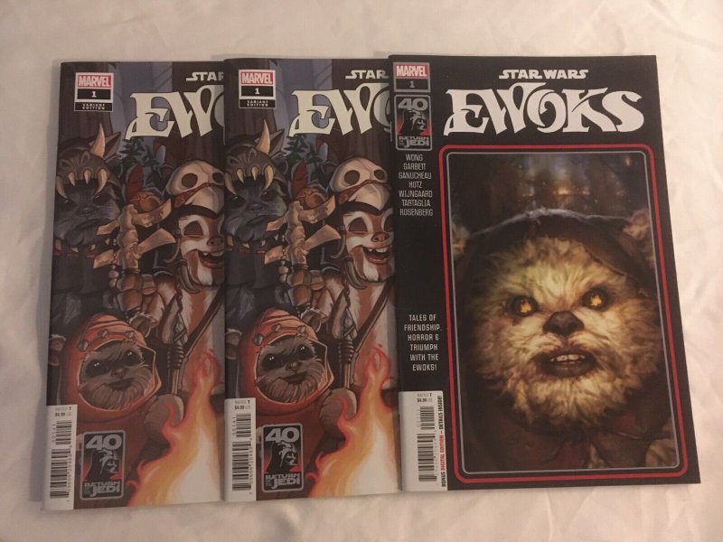 STAR WARS: EWOKS #1 Three Copies, VFNM Condition