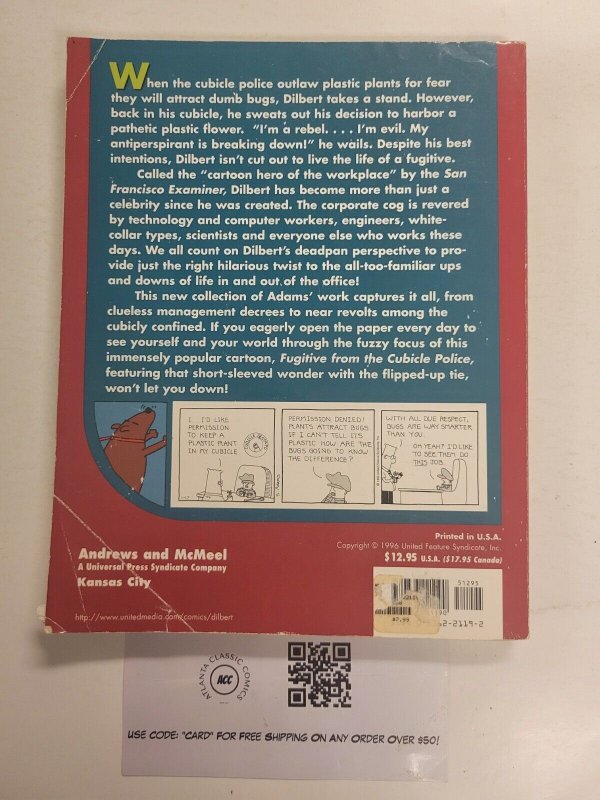 Fugitive from the Cubicle Police A Dilbert Book #1 FN Andrews and McMeel 3 TJ21