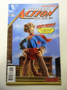 Action Comics #29 Robot Chicken Variant Cover (2014) VF- Condition