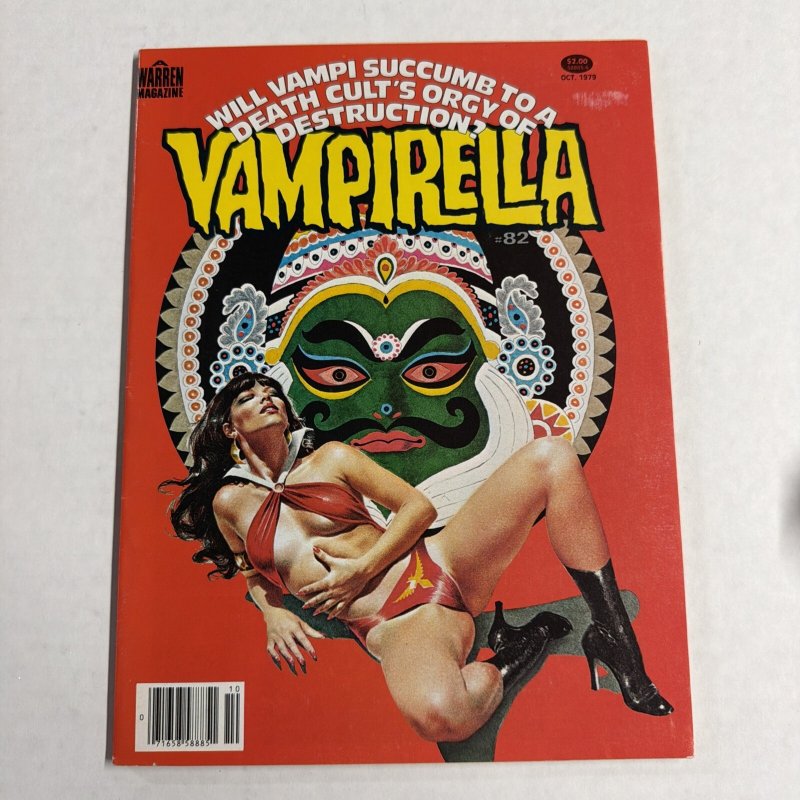 Vampirella #82 Warren Publishing Magazine Comic Horror