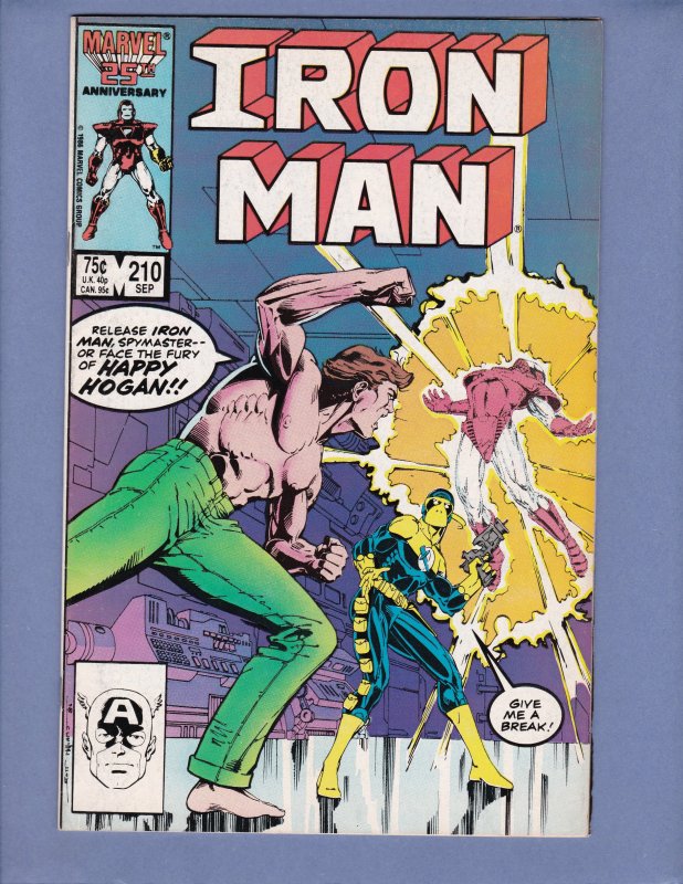 Iron Man #210 FN Marvel 1986