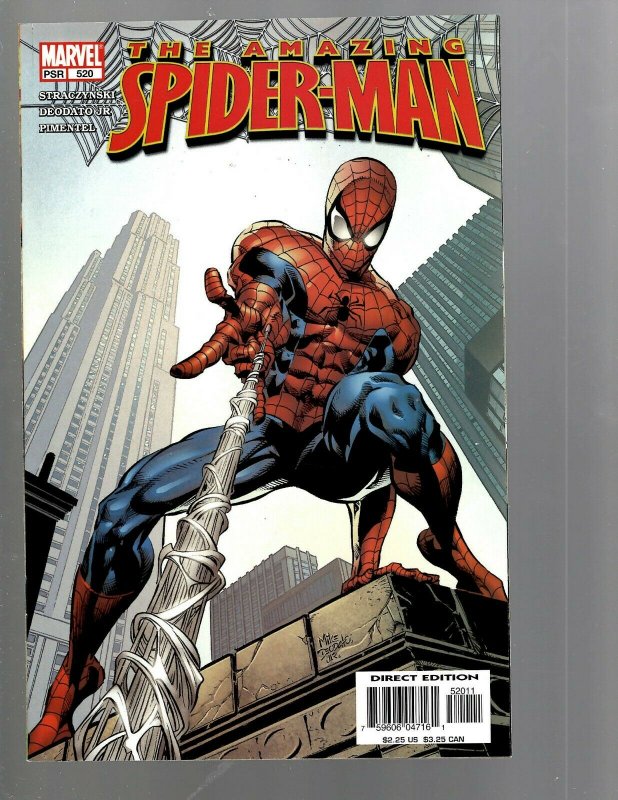 10 Amazing Spider-Man Marvel Comics #515 516 517 518 519 520 521 522 523 524 TJ3
