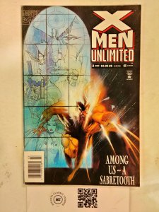X-men Unlimited #3 VF Marvel Comic Book Wolverine Rogue Gambit 32 HH11