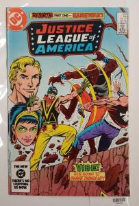 JUSTICE LEAGUE OF AMERICA #233, VF/NM, Gangwar, Vibe, Rebirth, DC 1984 