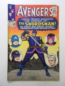 Avengers #19 VG+ Condition moisture stain