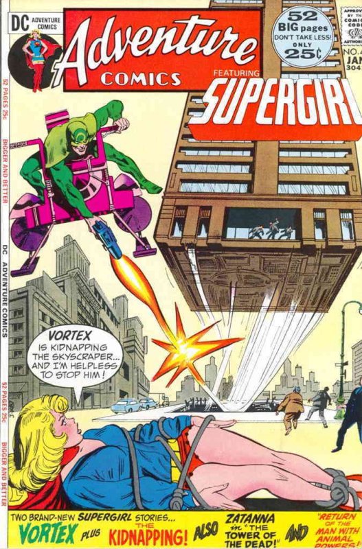 Adventure Comics #414 VG ; DC | low grade comic Supergirl January 1972 Zatanna