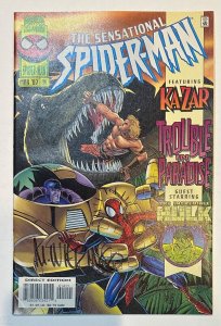 (1997) THE SENSATIONAL SPIDER-MAN #14 SIGNED BY MIKE WIERINGO!