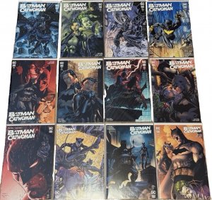 (2022) BATMAN CATWOMAN #1-12 COMPLETE Jim Lee Variant Cover Set! Tom King!