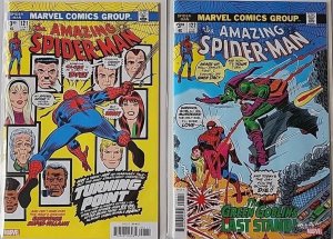 Marvel Facsimiles AMAZING SPIDERMAN #121-122 Death of GWEN STACY & GREEN GOBLIN!