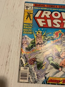 Iron Fist #14 (1977)white Snow White doom- 1St Sabretooth VF solid
