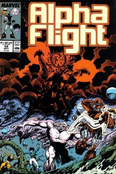 Alpha Flight (1983 series) #58, NM- (Stock photo)