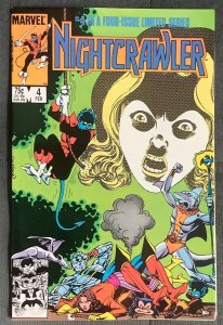Nightcrawler #4 MiniSeries (1986, Marvel) VF/NM