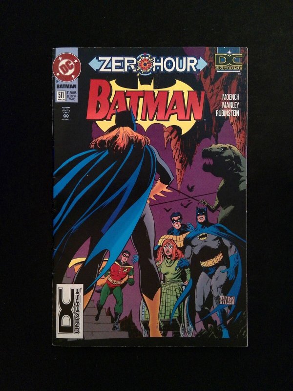 Batman #511  DC Comics 1994 VF+  DC UNIVERSE 