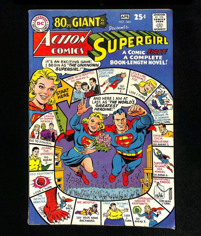 Action Comics #360 80 Page Giant Supergirl!