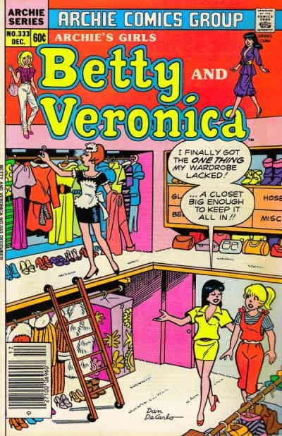 Archie's Girls Betty And Veronica #333 GD ; Archie | low grade comic December 19