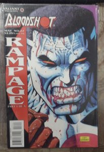 BLOODSHOT  # 27   1995  VALIANT COMICS  rampage pt 1