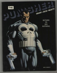 Marvel Graphic Novel! The Punisher: Return to Big Nothing! HB/DJ! First Print!