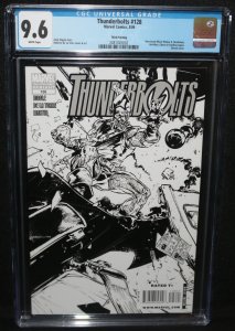 Thunderbolts #128 - New Team Begins - 3rd Print - CGC Grade 9.6 - 2009