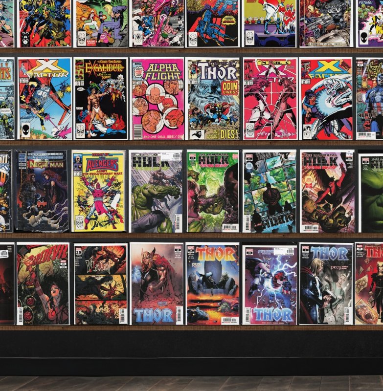 Huge Lot 150+ Comics with X-Factor, Thor, Excalibur, Alpha Flight & More!