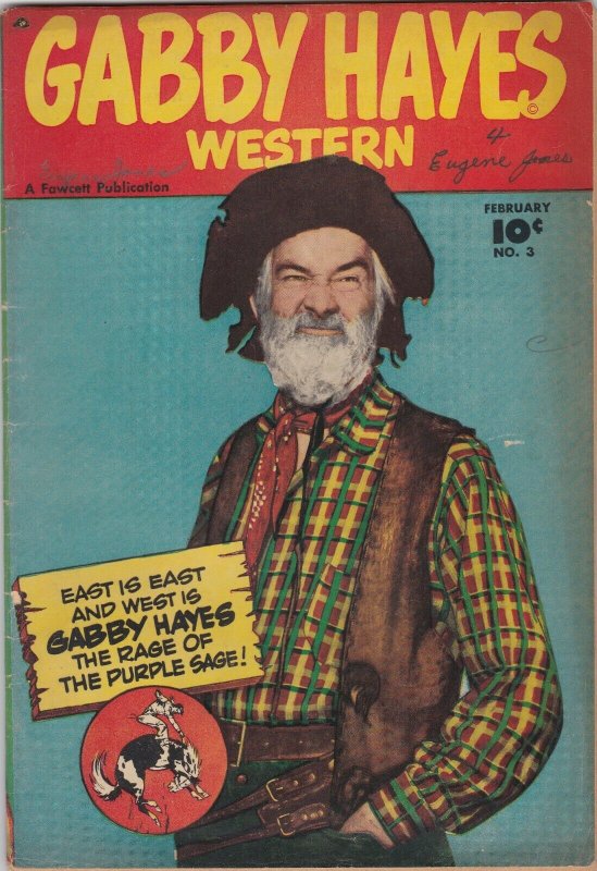 Gabby Hayes Western 3 VG-  (Feb. 1949)